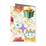 happy Birthday emoji Mini Greeting Cards (Pkg of 8)