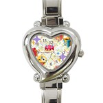 happy Birthday emoji Heart Italian Charm Watch