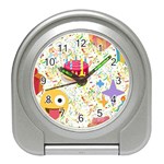 happy Birthday emoji Travel Alarm Clock