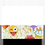 happy Birthday emoji Jigsaw Puzzle (Rectangular)