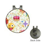 happy Birthday emoji Golf Ball Marker Hat Clip