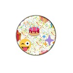 happy Birthday emoji Hat Clip Ball Marker