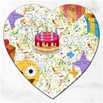 happy Birthday emoji Jigsaw Puzzle (Heart)