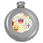 happy Birthday emoji Hip Flask (5 oz)