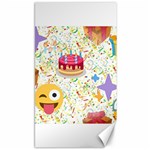 happy Birthday emoji Canvas 40  x 72 