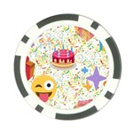 happy Birthday emoji Poker Chip Card Guard