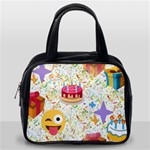 happy Birthday emoji Classic Handbag (One Side)