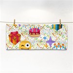 happy Birthday emoji Hand Towel