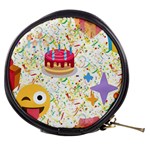 happy Birthday emoji Mini Makeup Bag