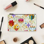 happy Birthday emoji Cosmetic Bag (Small)