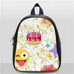 happy Birthday emoji School Bag (Small)