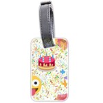 happy Birthday emoji Luggage Tag (two sides)