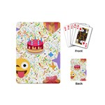 happy Birthday emoji Playing Cards (Mini)