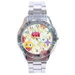 happy Birthday emoji Stainless Steel Analogue Watch