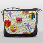 happy Birthday emoji Messenger Bag