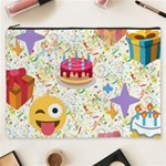 happy Birthday emoji Cosmetic Bag (XXXL)