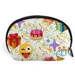 happy Birthday emoji Accessory Pouch (Large)