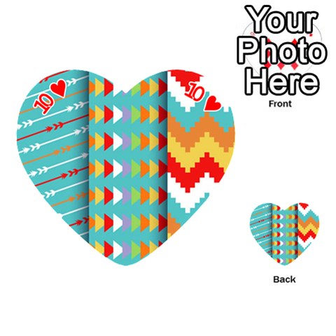 Tribal Pattern Print from ArtsNow.com Front - Heart10