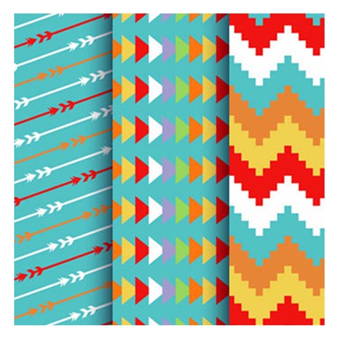 Tribal Pattern Print from ArtsNow.com 3.75 x3.75  Memopad