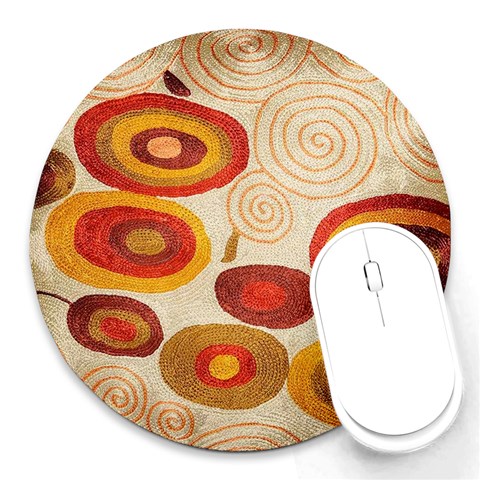 Abstract Ivory Swirls and Circles Art from ArtsNow.com Front