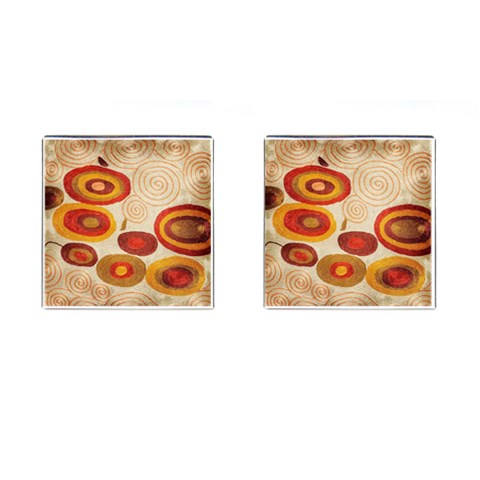 Abstract Ivory Swirls and Circles Art from ArtsNow.com Front(Pair)