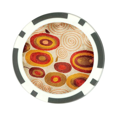 Abstract Ivory Swirls and Circles Art from ArtsNow.com Front