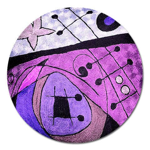 Abstract Mirage Purple Pink Art from ArtsNow.com Front