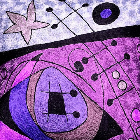 Abstract Mirage Purple Pink Art from ArtsNow.com 8 x8  Scrapbook Page - 1