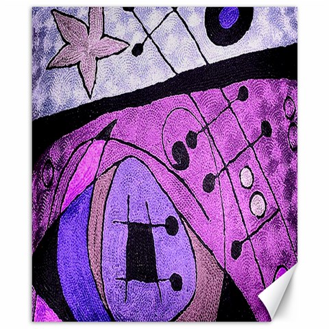 Abstract Mirage Purple Pink Art from ArtsNow.com 8.15 x9.66  Canvas - 1