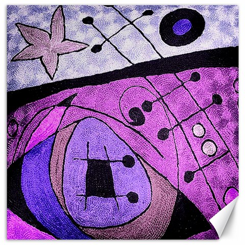 Abstract Mirage Purple Pink Art from ArtsNow.com 11.4 x11.56  Canvas - 1