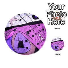 Abstract Mirage Purple Pink Art from ArtsNow.com Back