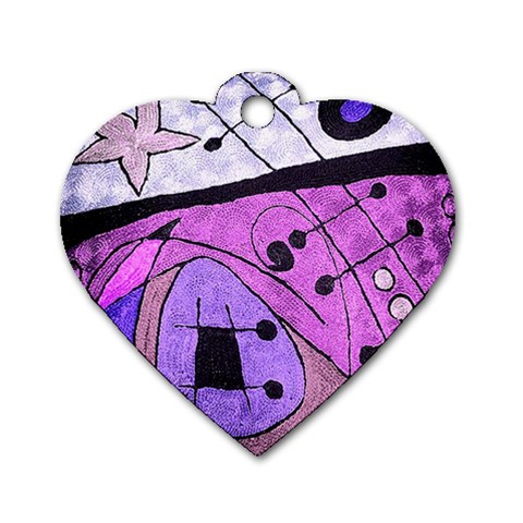 Abstract Mirage Purple Pink Art from ArtsNow.com Back