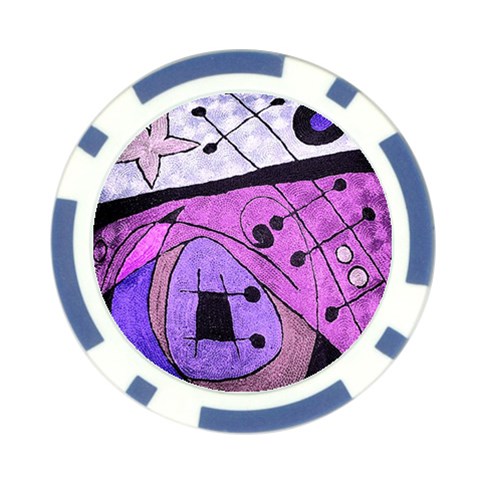 Abstract Mirage Purple Pink Art from ArtsNow.com Front