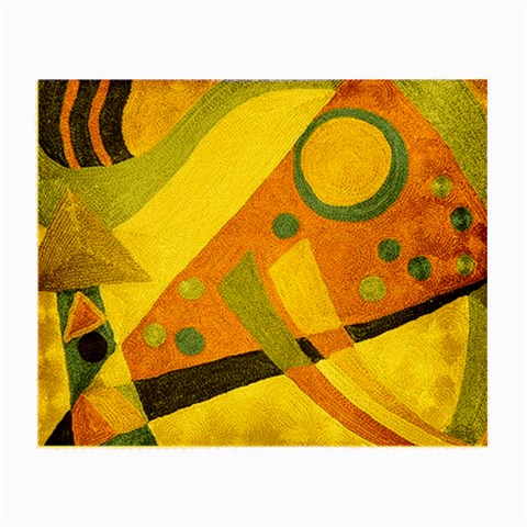 Abstract Modern Orange Hue Geometric Art from ArtsNow.com Front