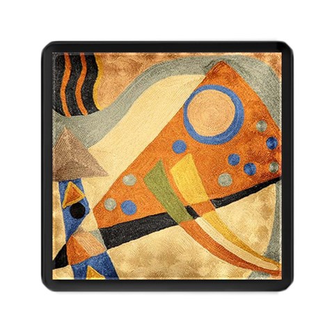 Abstract Modern Orange Hue Geometric Art from ArtsNow.com Front