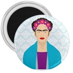 Frida Kahlo 3  Magnet