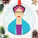 Frida Kahlo Ornament (Round)