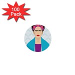 Frida Kahlo 1  Mini Button (100 pack) 