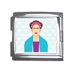 Frida Kahlo Mega Link Italian Charm (18mm)