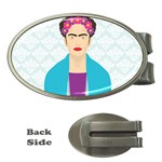 Frida Kahlo Money Clip (Oval)