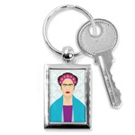 Frida Kahlo Key Chain (Rectangle)