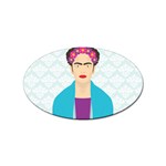 Frida Kahlo Sticker (Oval)