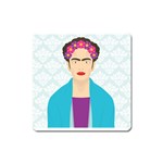 Frida Kahlo Magnet (Square)