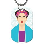 Frida Kahlo Dog Tag (One Side)