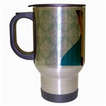 Frida Kahlo Travel Mug (Silver Gray)