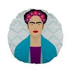 Frida Kahlo Standard 15  Premium Round Cushion 