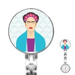 Frida Kahlo Stainless Steel Nurses Watch