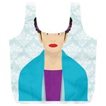 Frida Kahlo Full Print Recycle Bag (XL)