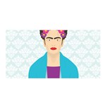 Frida Kahlo Satin Wrap