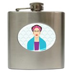 Frida Kahlo Hip Flask (6 oz)